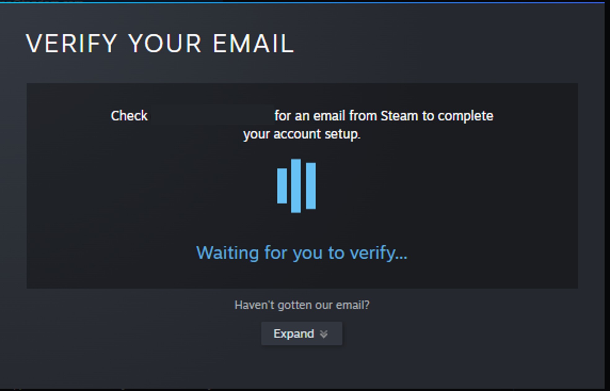 Steam Support :: E-Mail Verification