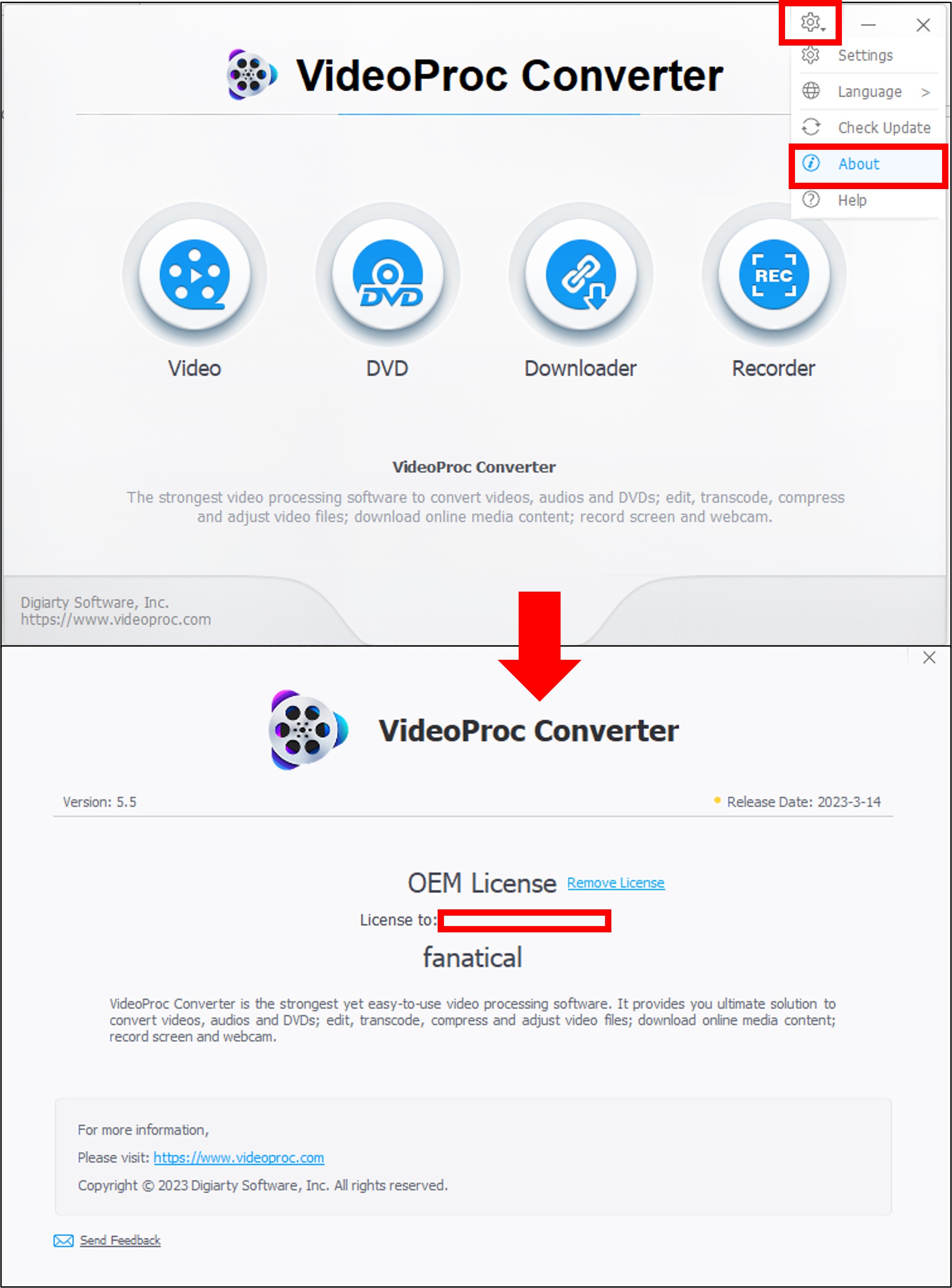 how does videoproc denoise work