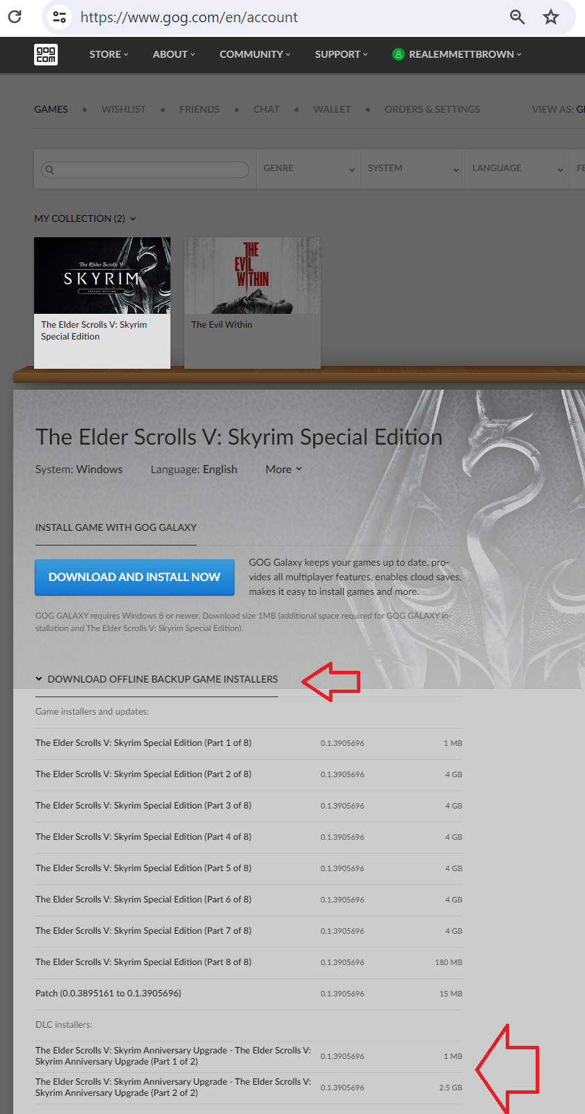 I bought The Elder Scrolls V: Skyrim Anniversary Edition but only got ...