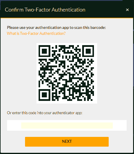 add local bitcoin to 2fa barcode scanner