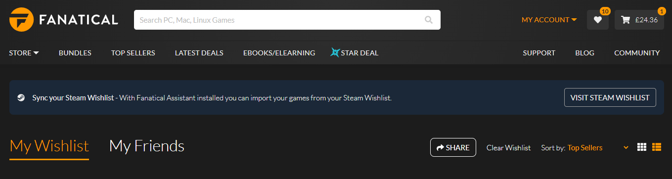 Linking Fanatical and Steam accounts – Fanatical.com Customer Services