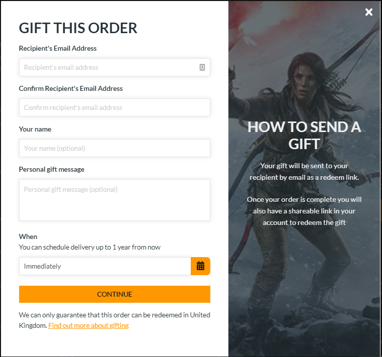 How to Give A Gift on the Fanatical Store